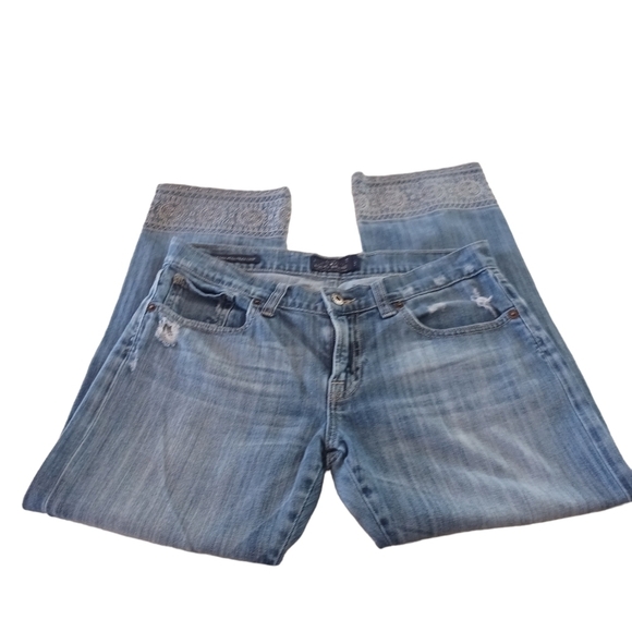 Lucky Brand Sienna Weekender Crop Pants - Picture 1 of 6